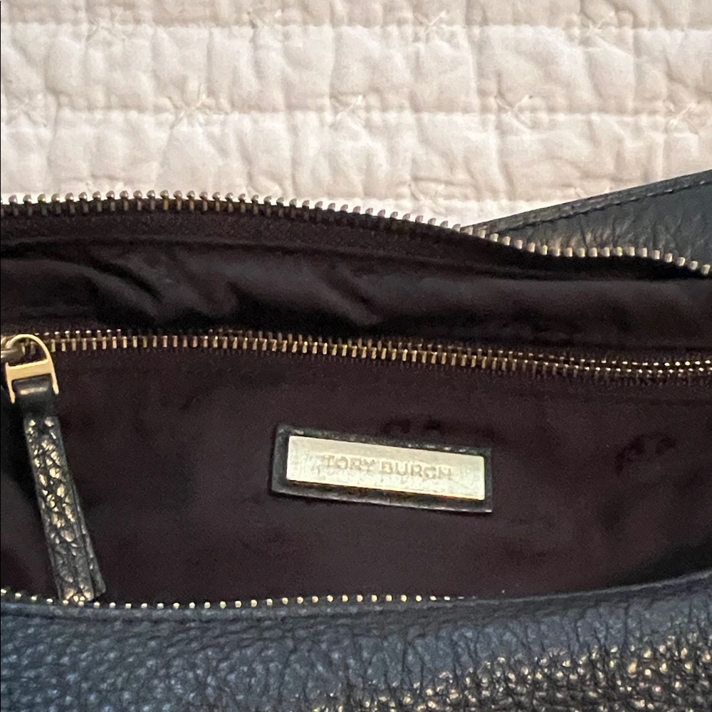 Tory Burch Black Leather Hobo - Picture 4 of 10
